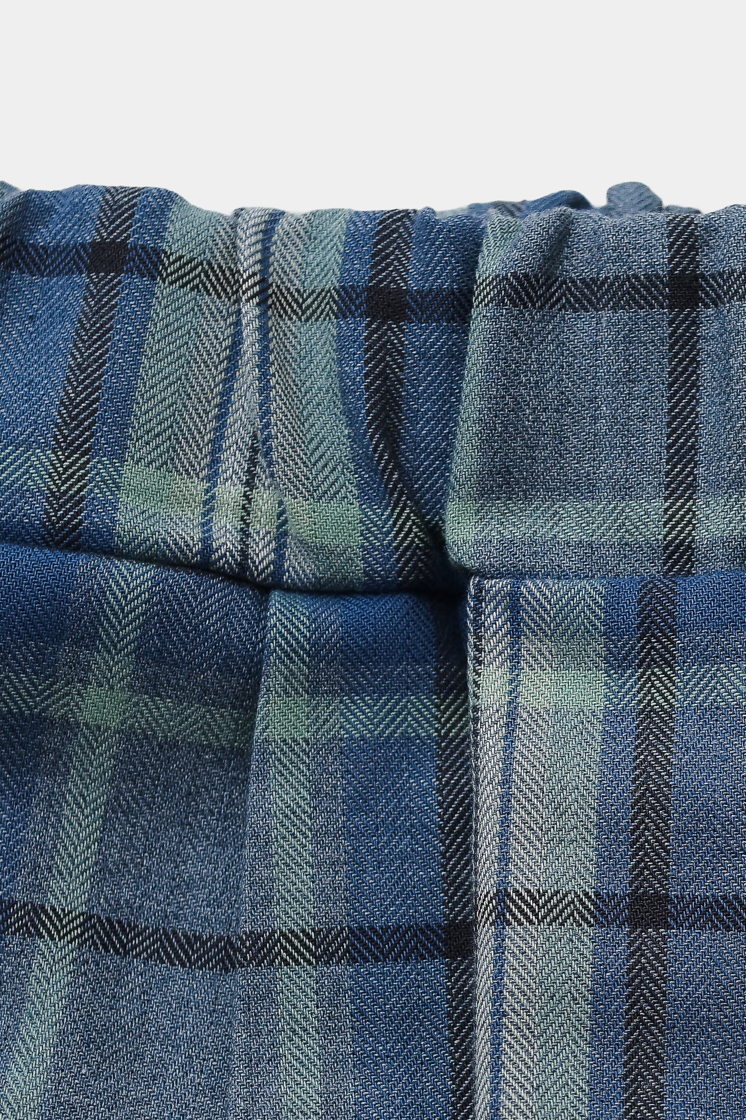 szorty dziecięce - CHECKED SHORTS blue/mint