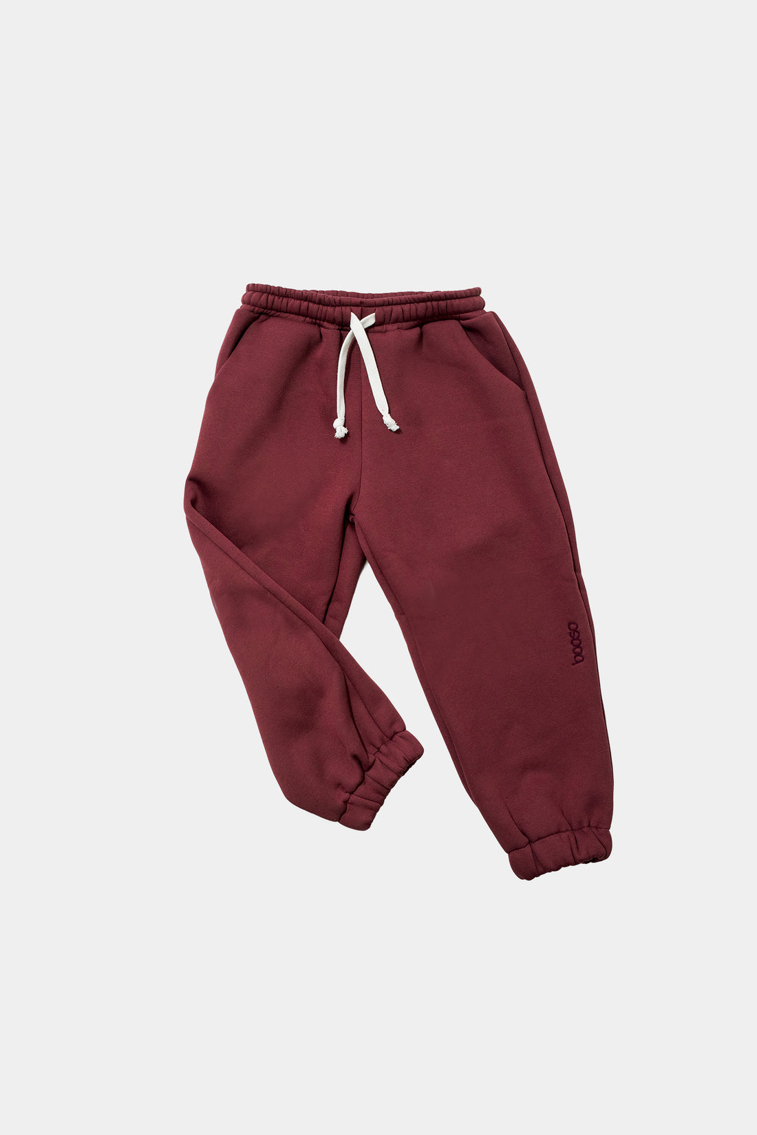 spodnie dziecięce- WARM WIDE PANTS burgund