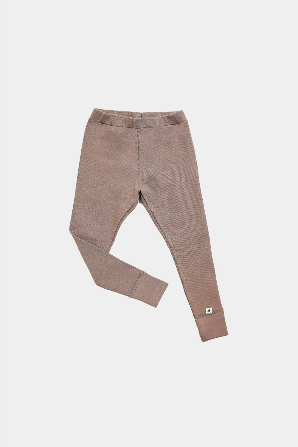 getry dziecięce - RIBBED LEGGINS brown