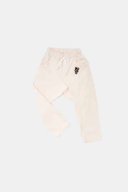 spodnie dziecięce- CORDUROY CREMME PANTS