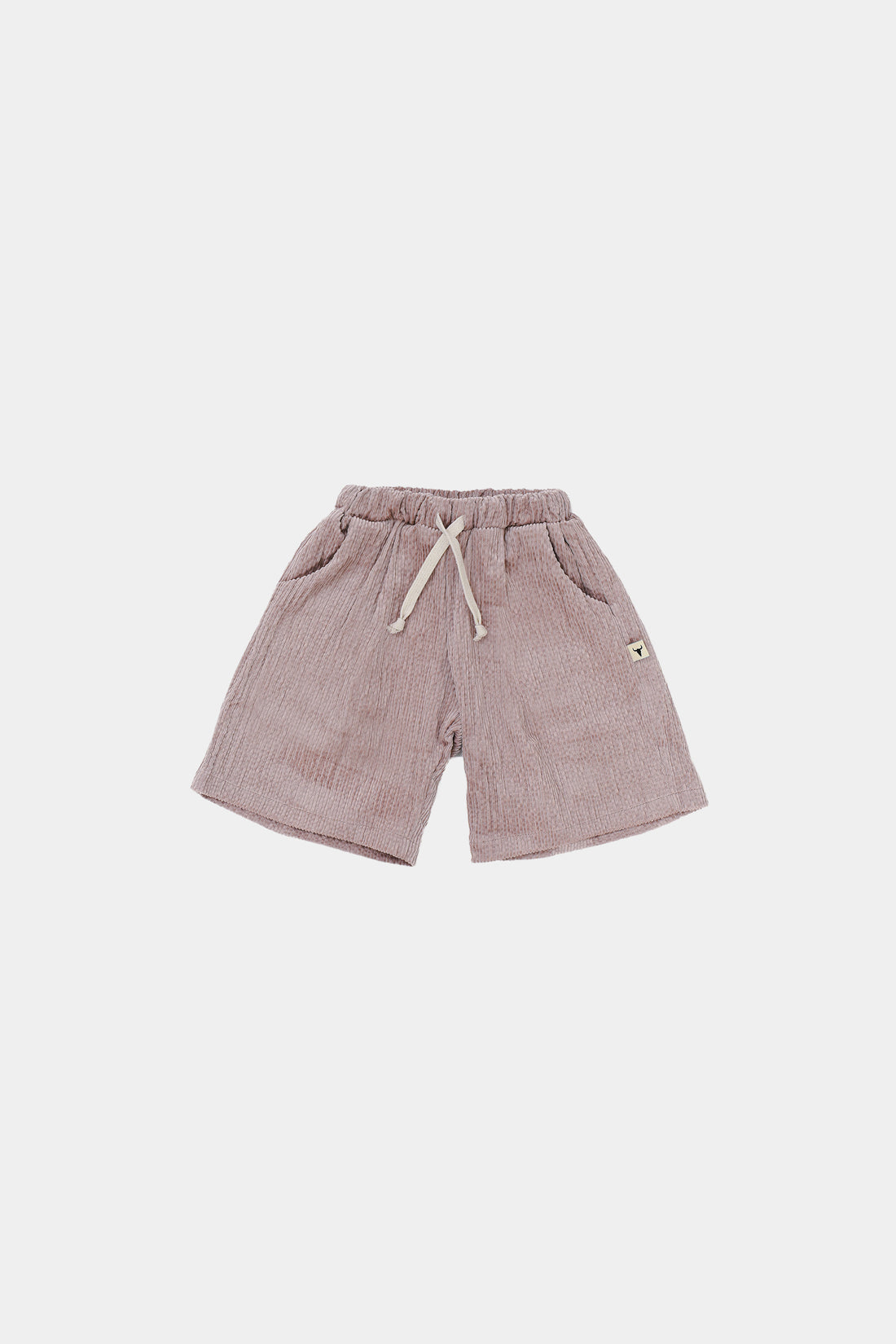 szorty dziecięce - CORDUROY SHORTS light pink