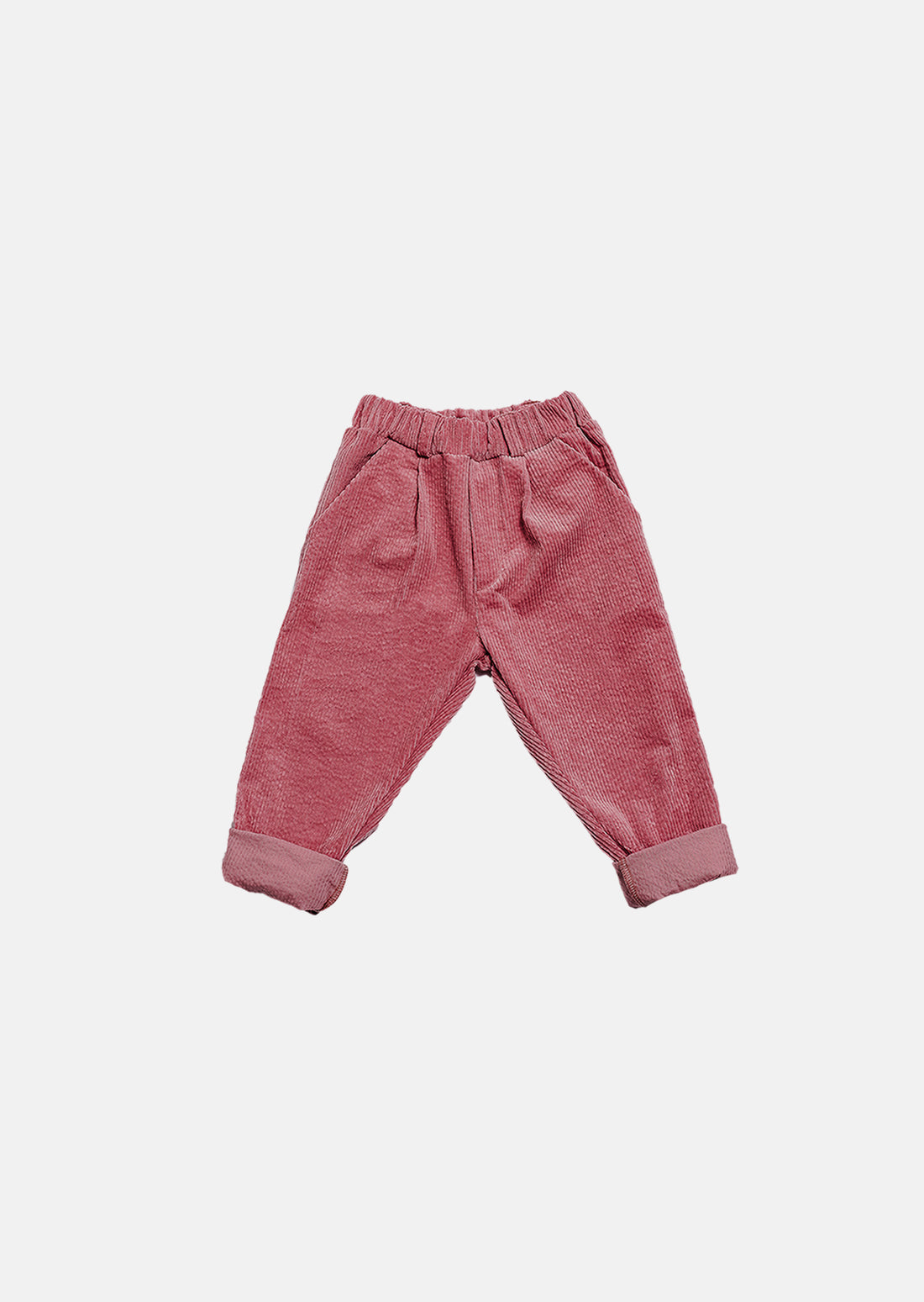 spodnie dziecięce-CORDUROY PANTS pink