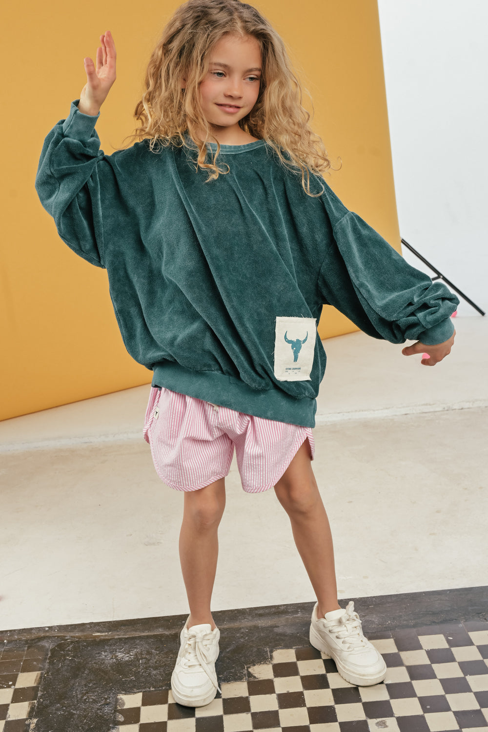 bluza dziecięca - FROTTE OCEAN SWEATSHIRT