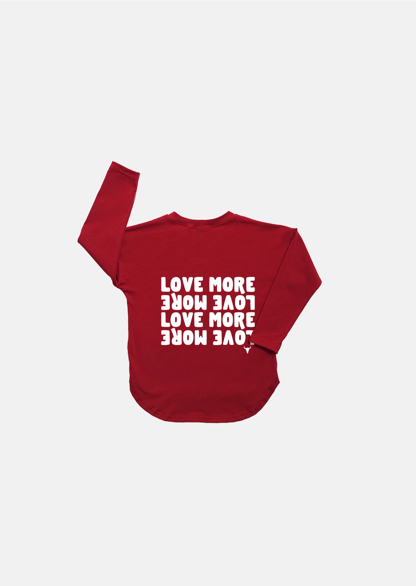 koszulka dziecięca- VALENTINE LONGSLEEVE red/white