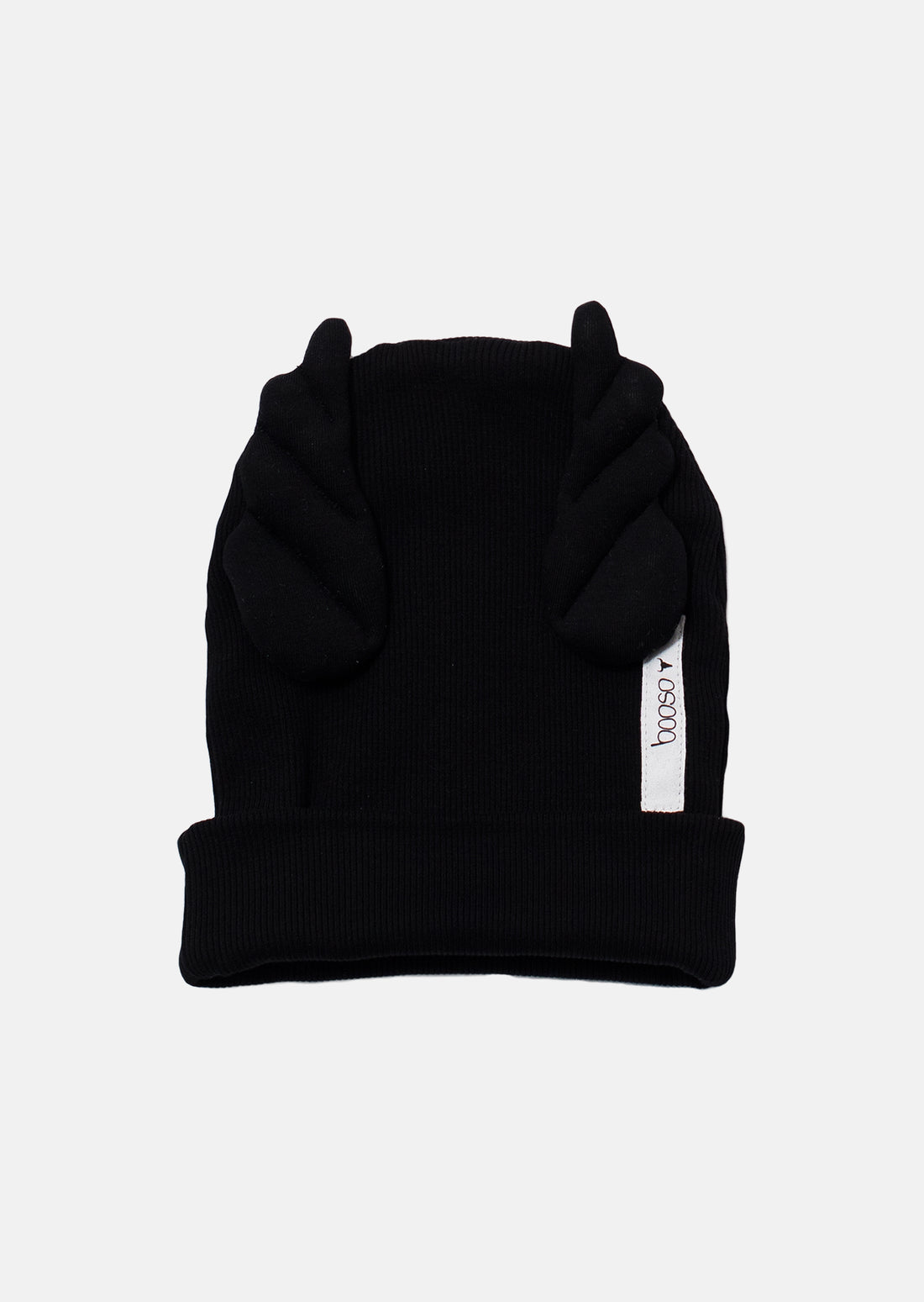 czapka dziecięca- RIBBING BEANIE WINGS double black