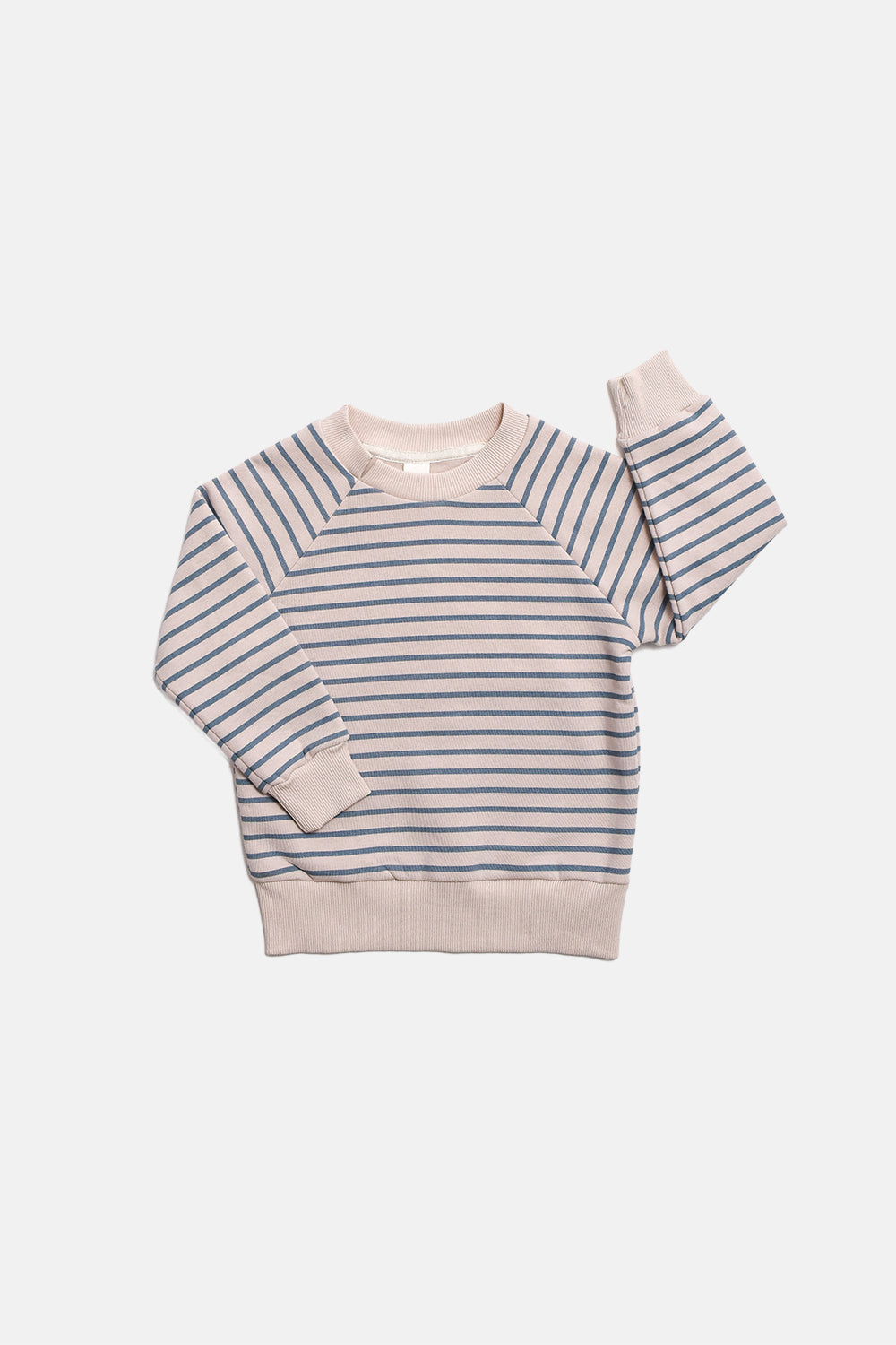 bluza dziecięca- STRIPED SIMPLE SWEATSHIRT beige/blue