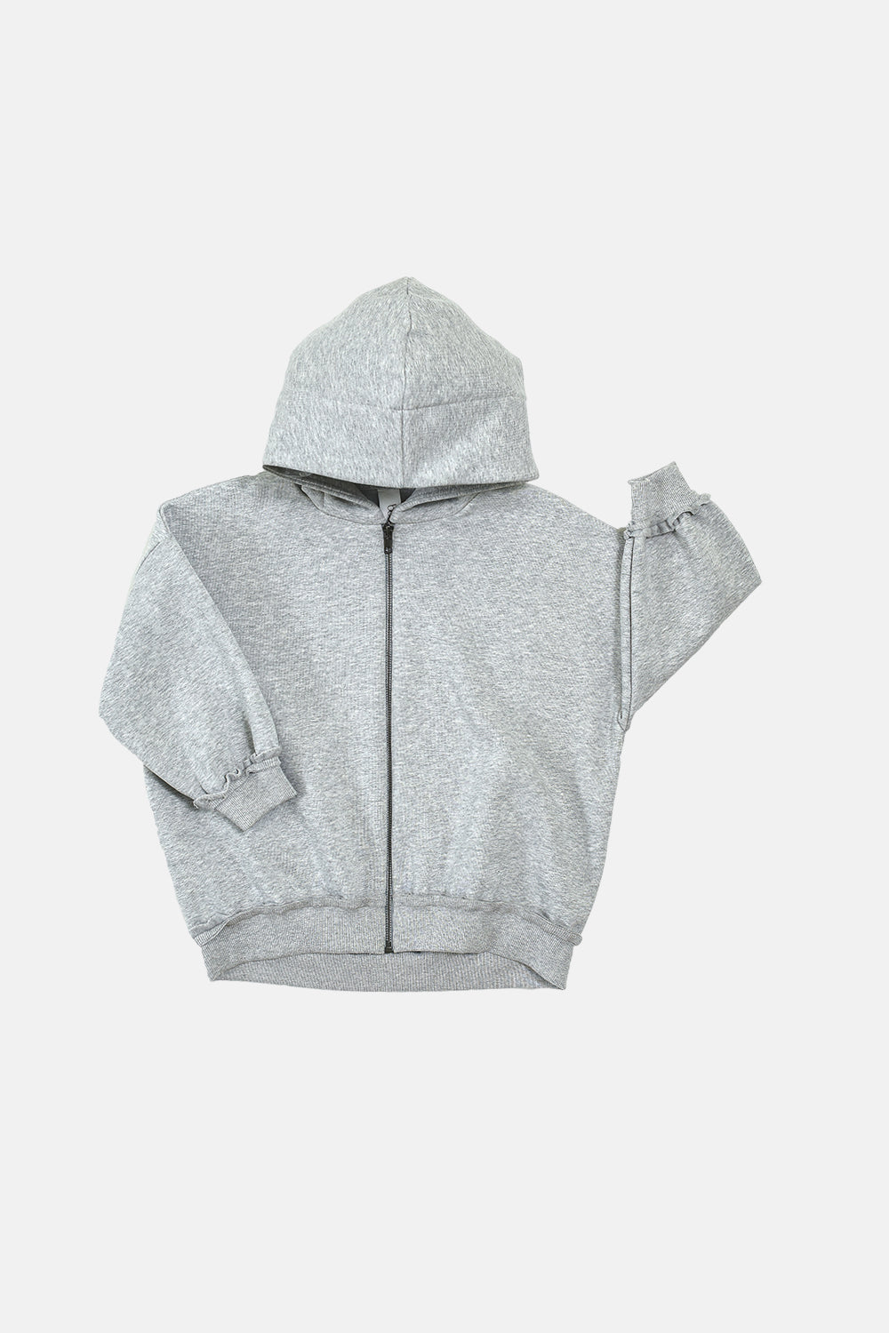 bluza dziecięca- ZIP BOOSO HOODIE gray