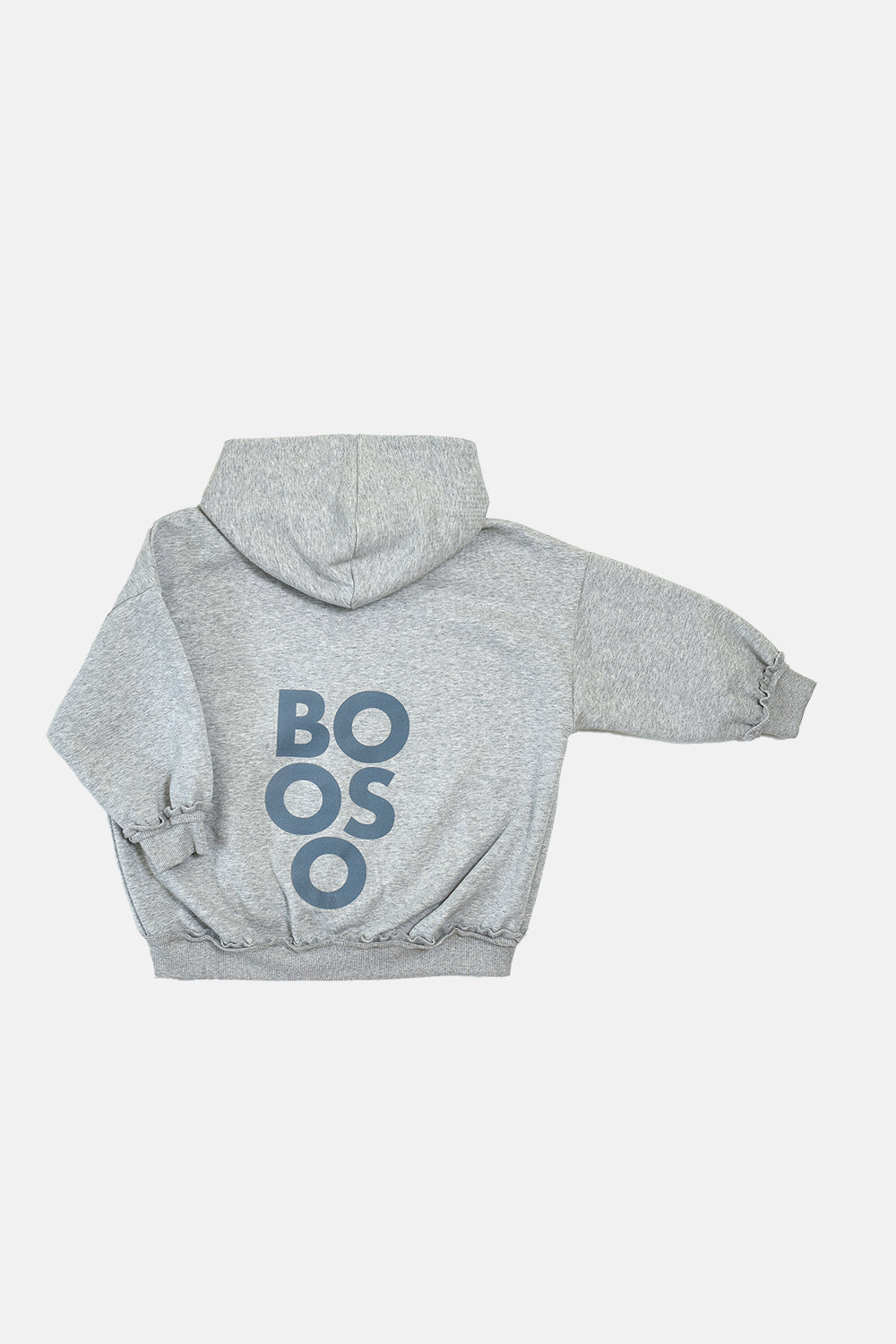 bluza dziecięca- ZIP BOOSO HOODIE gray