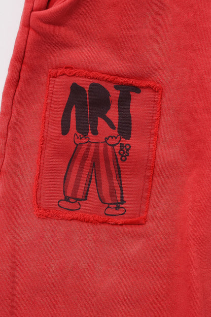 spodnie dziecięce- WIDE RED PANTS