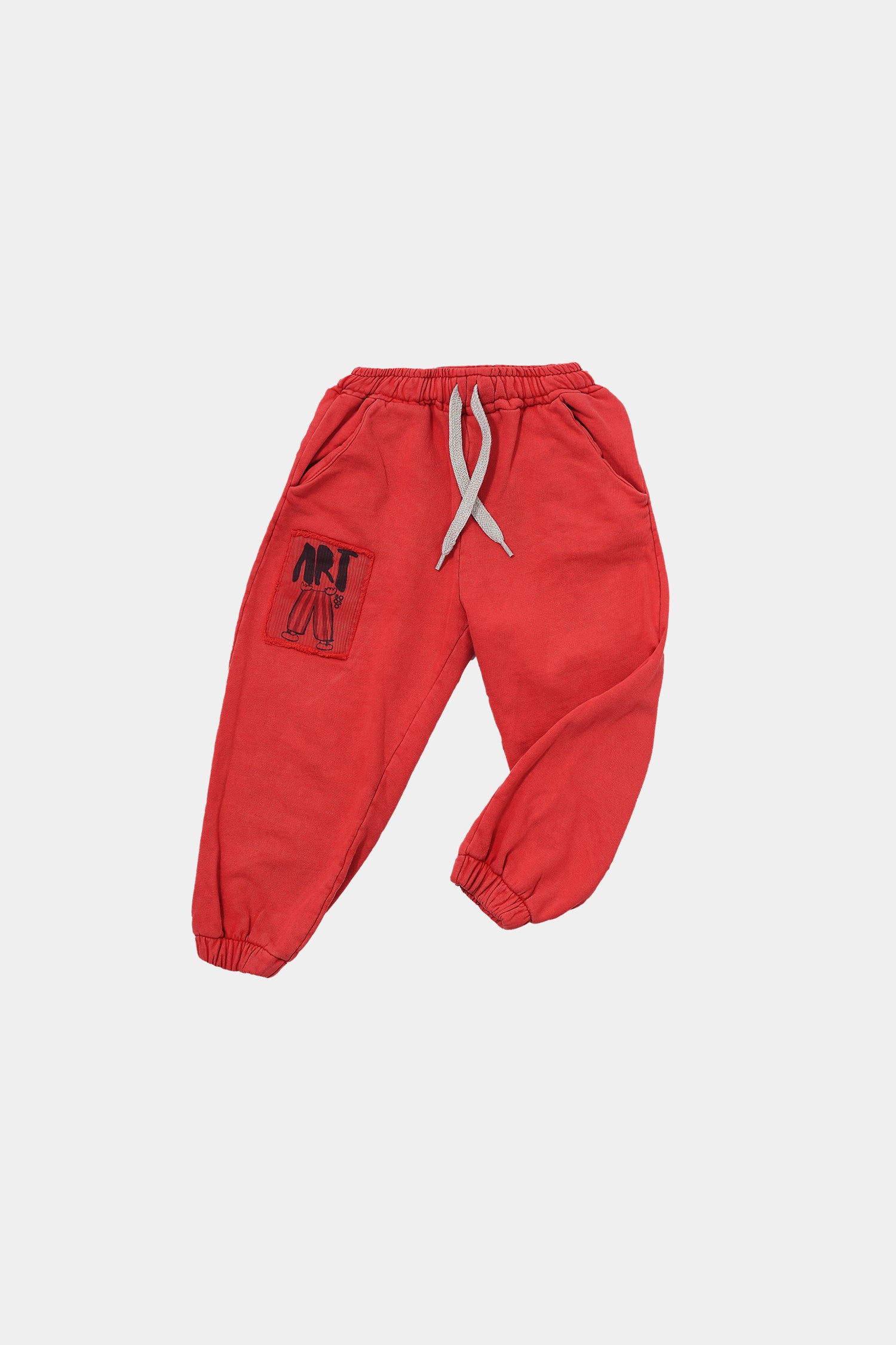 spodnie dziecięce- WIDE RED PANTS