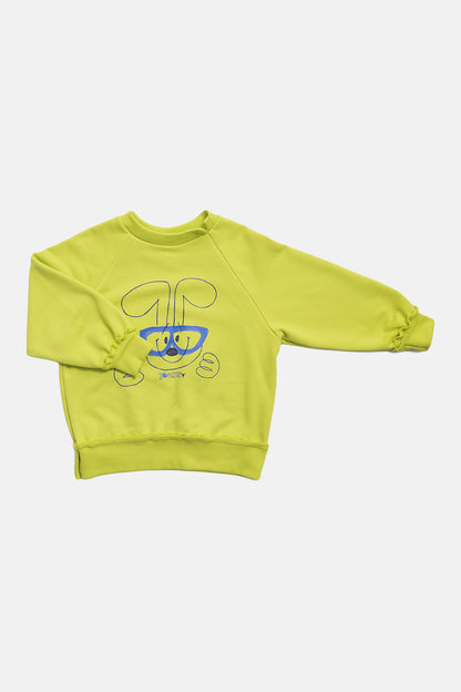 bluza dziecięca- Lime sweatshirt