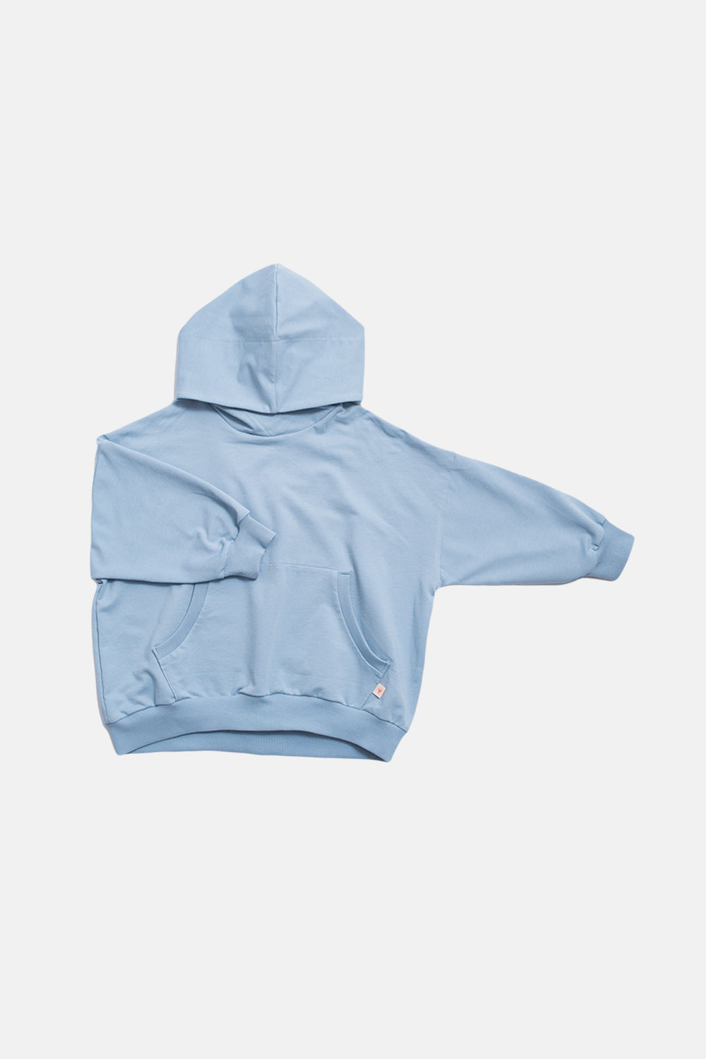 bluza dziecięca- OVERSIZE HOODIE light blue