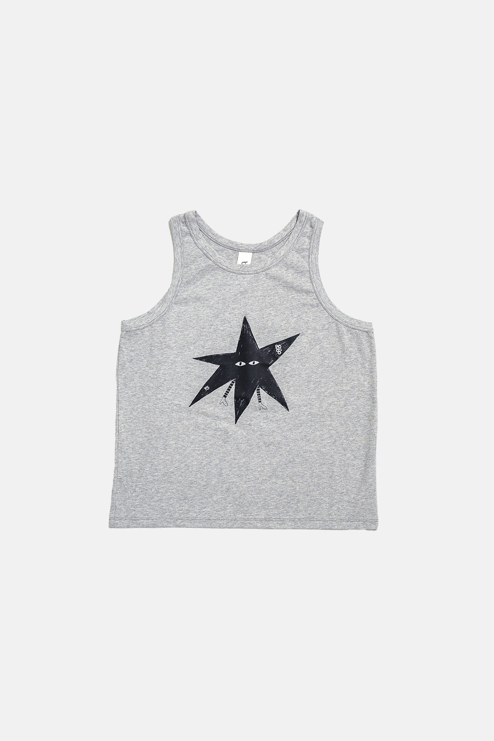 koszulka dziecięca- GRAY MARL TOP STAR gray marl/ black star