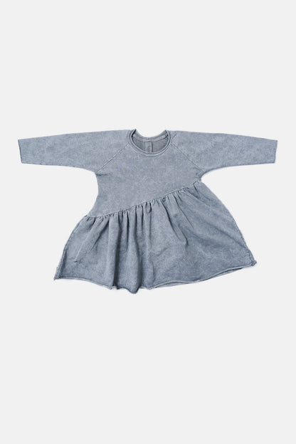 sukienka dziecięca- BEVEL DRESS vintage olive