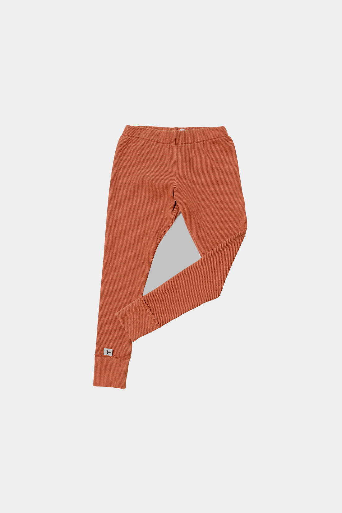 getry dziecięce- RIBB LEGGINS dark orange