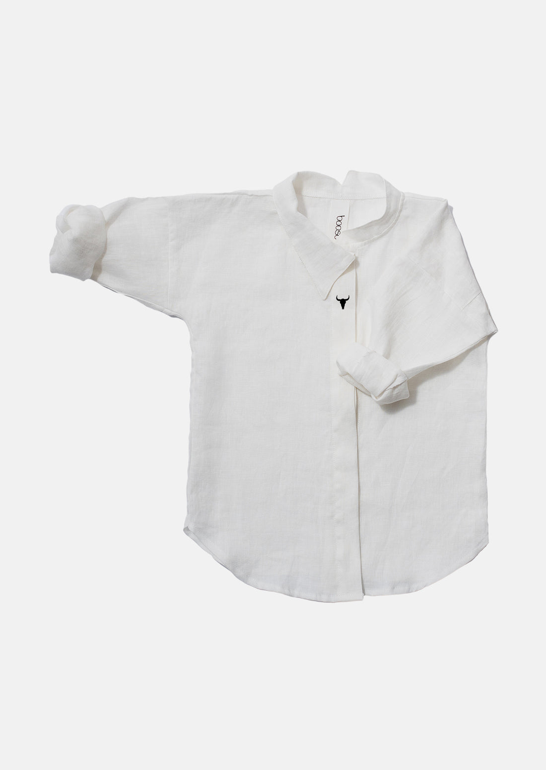 koszula dziecięca - LINEN ECRU SHIRT