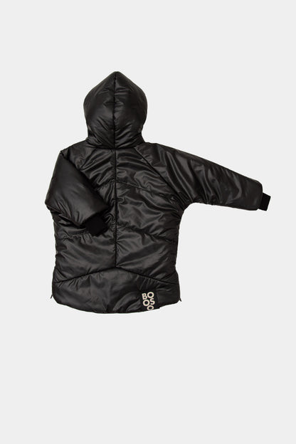 kurtka dziecięca- BLACK ZIP COAT