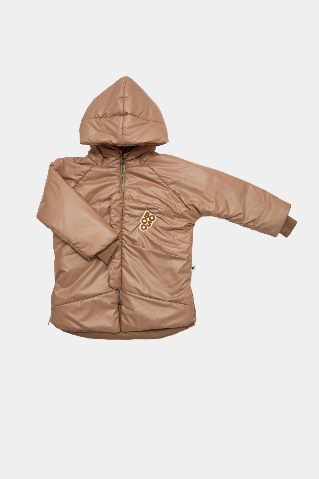 kurtka dziecięca- CAMEL ZIP COAT