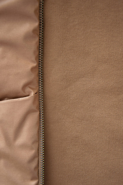 kurtka dziecięca- CAMEL ZIP COAT