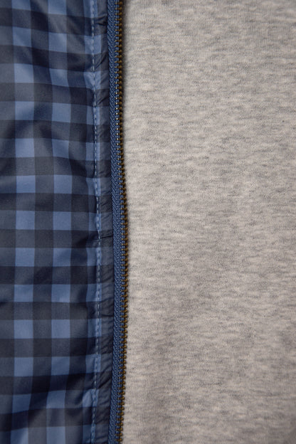 kurtka dziecięca- BLUE WIDE CHECKED COAT