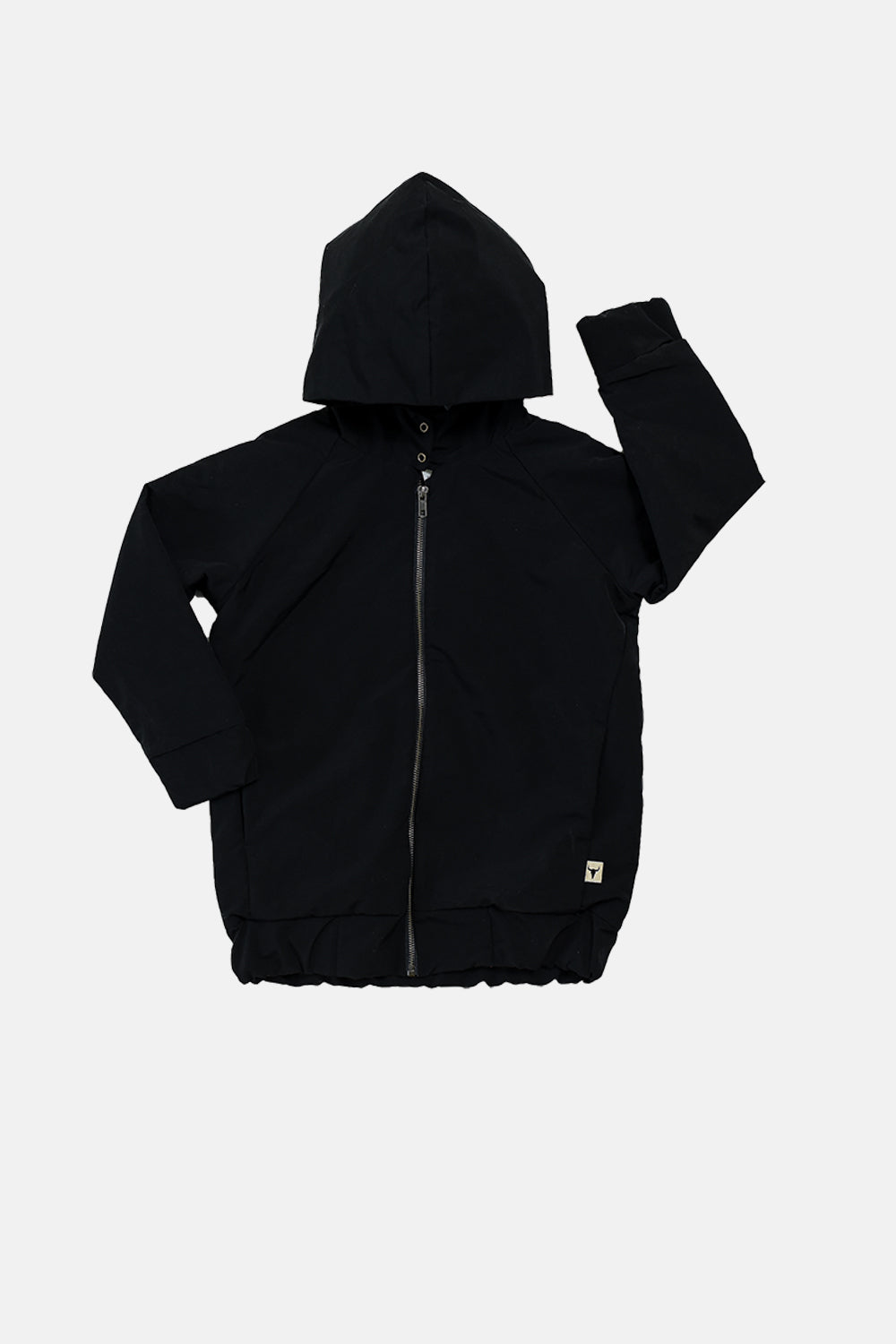 kurtka dziecięca- BLACK NYLON BOMBER black