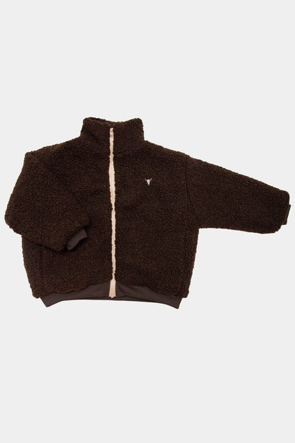 kurtka dziecięca- BROWN TEDDY BOMBER
