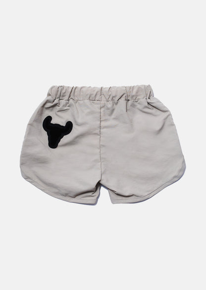 szorty dziecięce- SAND NYLON SHORTS beige