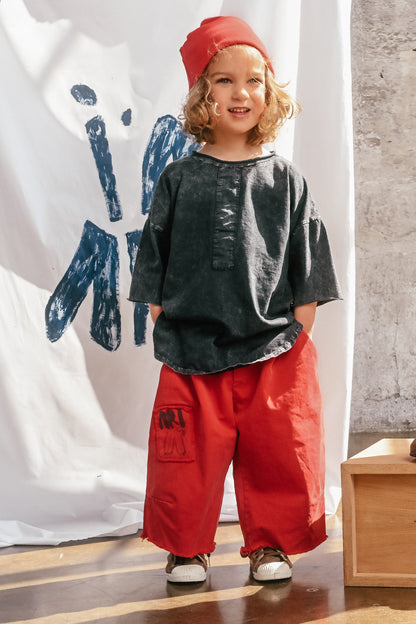 koszulka dziecięca- SAND TEE BLACK