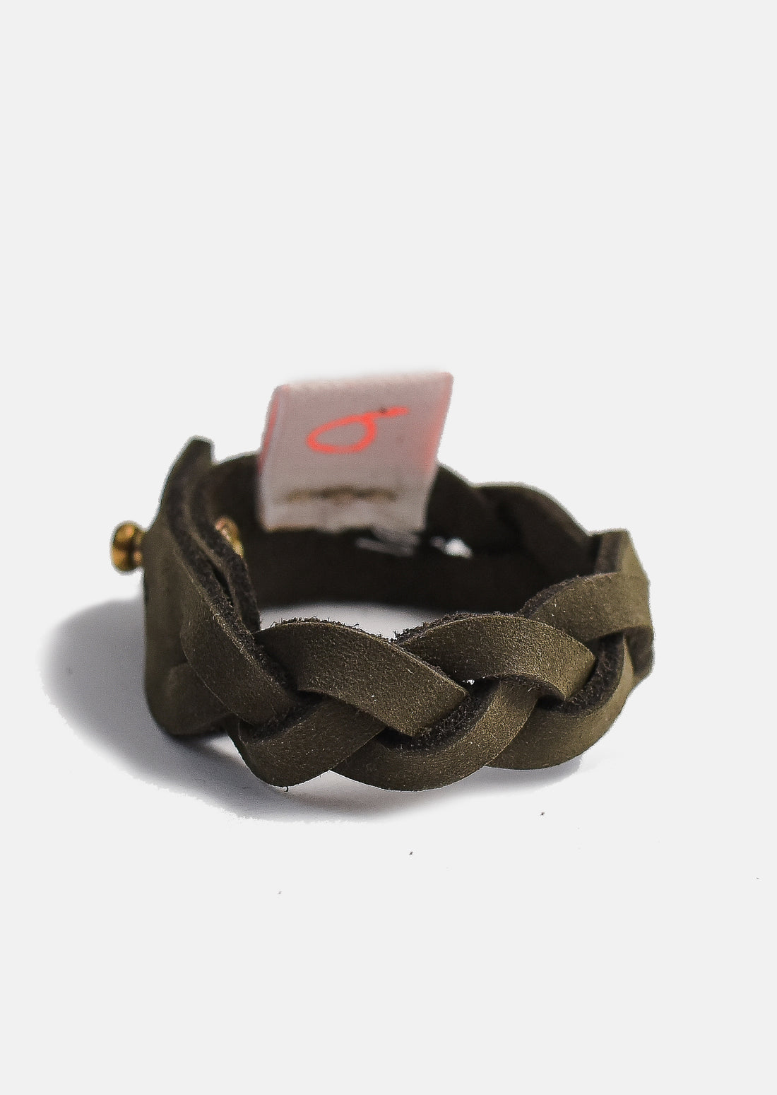 bransoletka dziecięca- LEATHER BOOSO BRACELET khaki