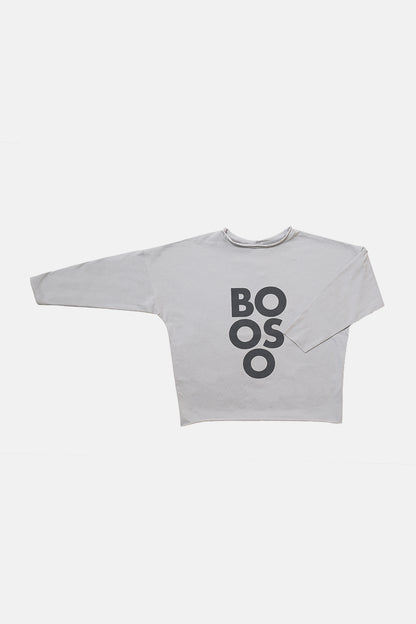 koszulka dziecięca- BOOSO LONGSLEEVE gray
