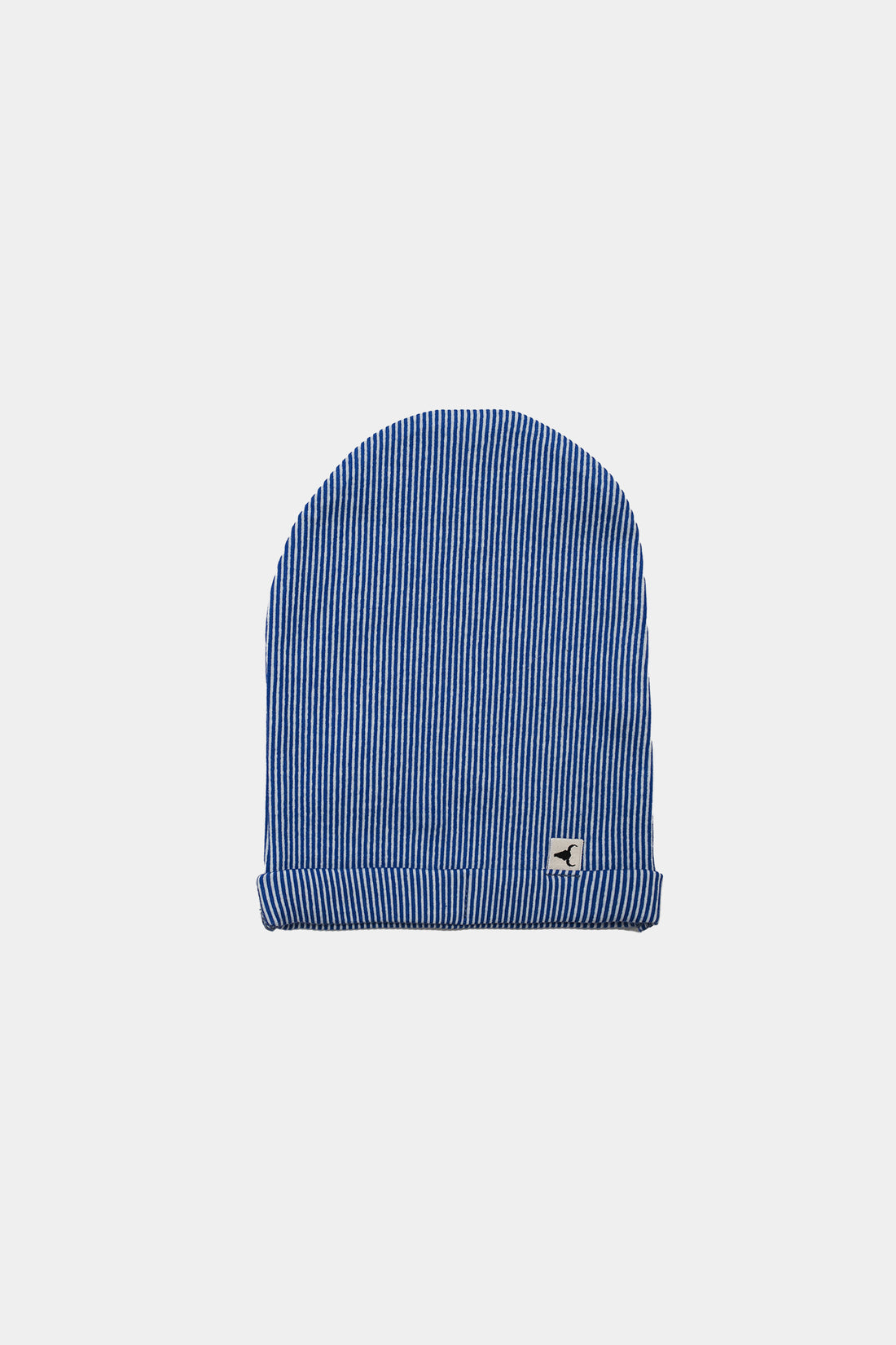 czapka dziecięca- RIBBING STRIPE BEANIE blue/white