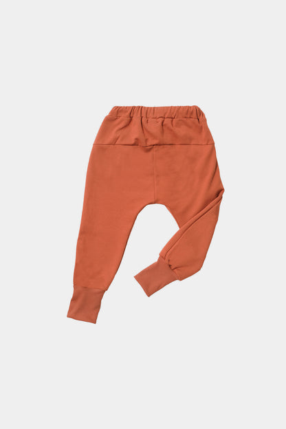 spodnie dziecięce- WARM PANTS orange