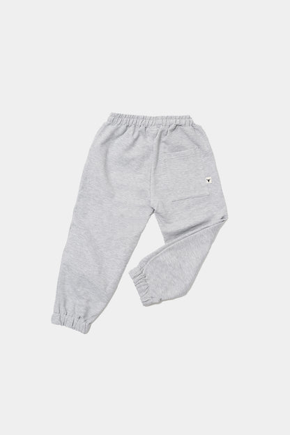 spodnie dziecięce- WIDE GRAY MARL PANTS