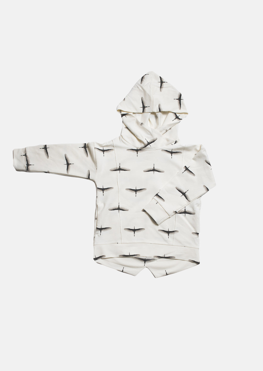 bluza dziecięca- CRANE HOODIE ecru