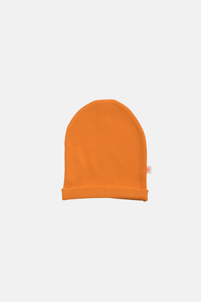 czapka dziecięca- RIBBING BEANIE orange