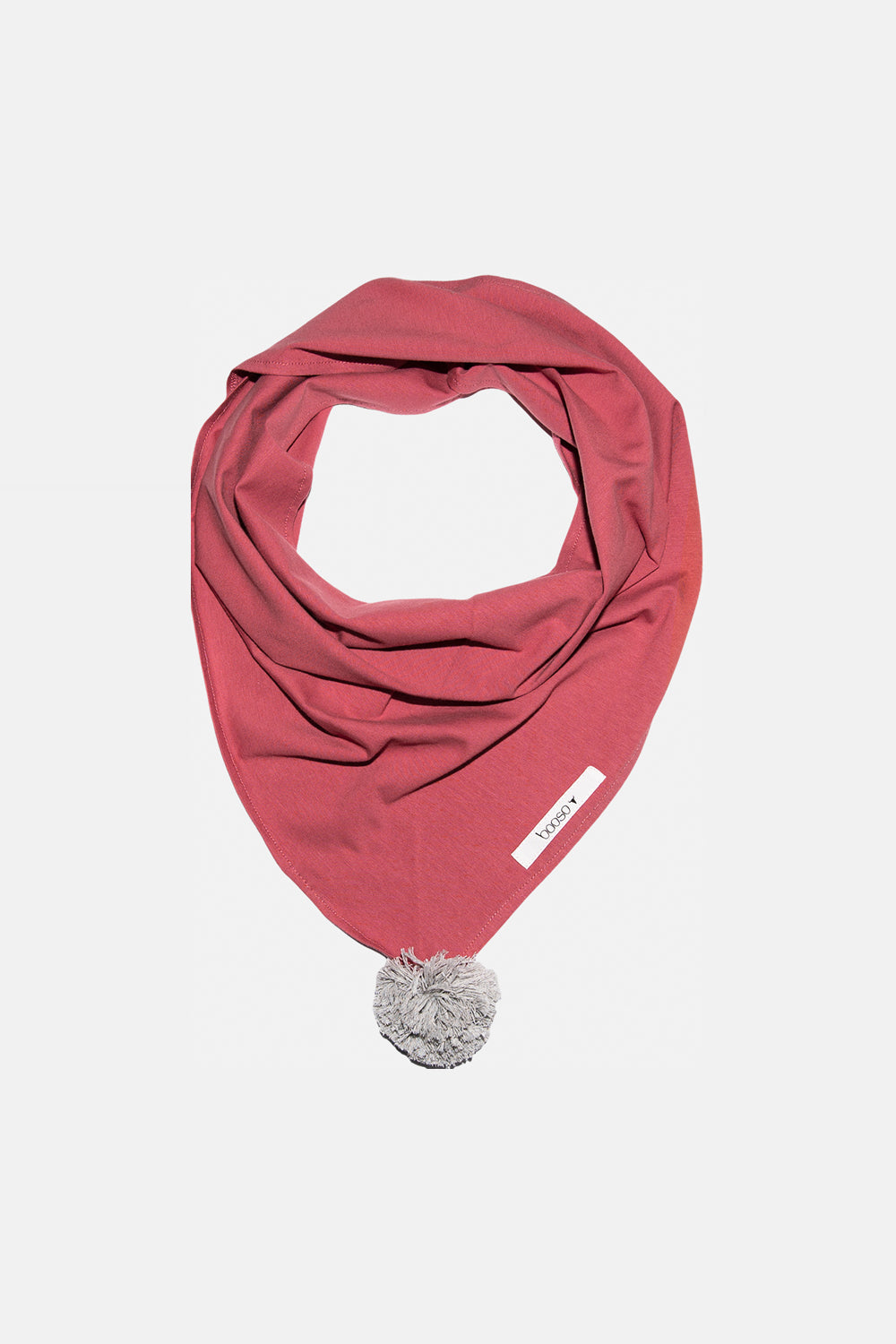 chusta dziecięca- POM POM SCARF deep pink