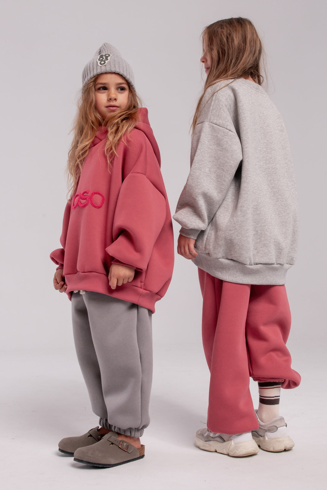 bluza dziecięca- RASPBERRY WIDE HOODIE