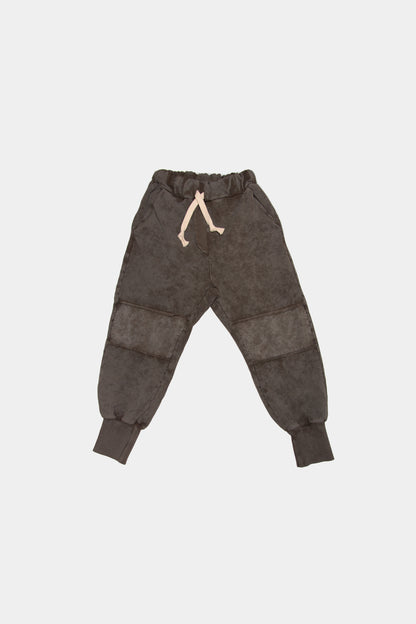 spodnie dziecięce -  PATCH PANTS brown