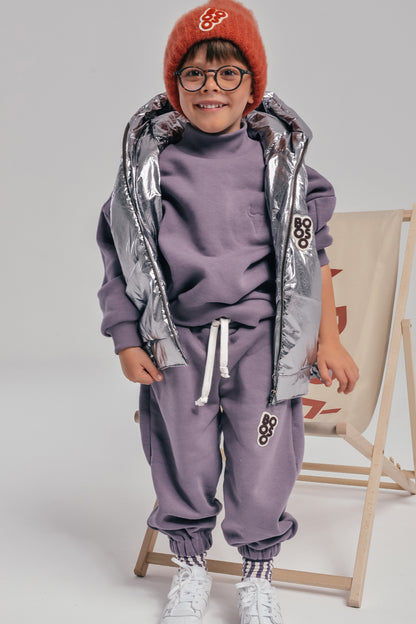 bluza dziecięca- GOLF SWEATSHIRT plum