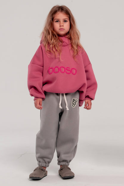 bluza dziecięca- RASPBERRY WIDE HOODIE