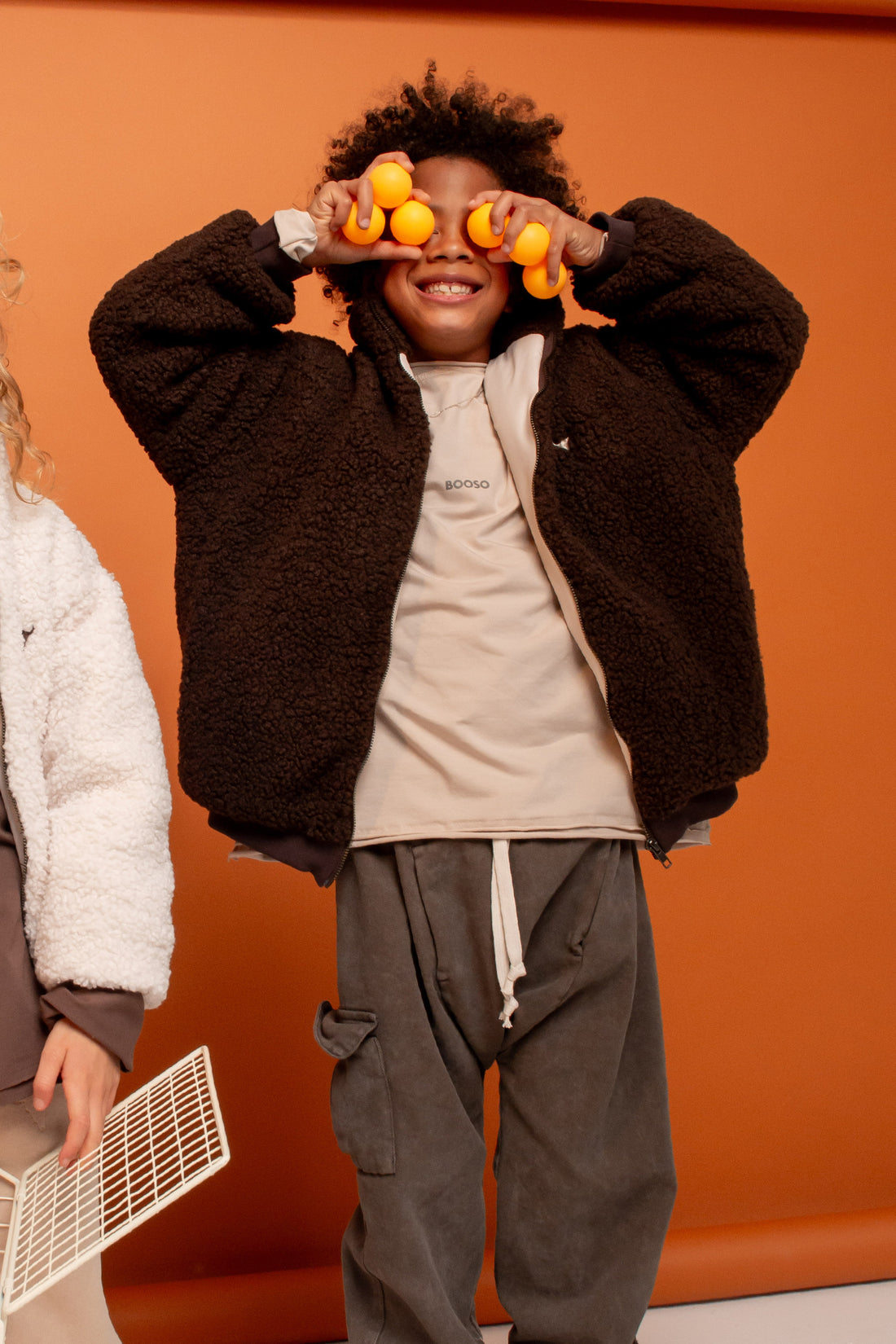 kurtka dziecięca- BROWN TEDDY BOMBER