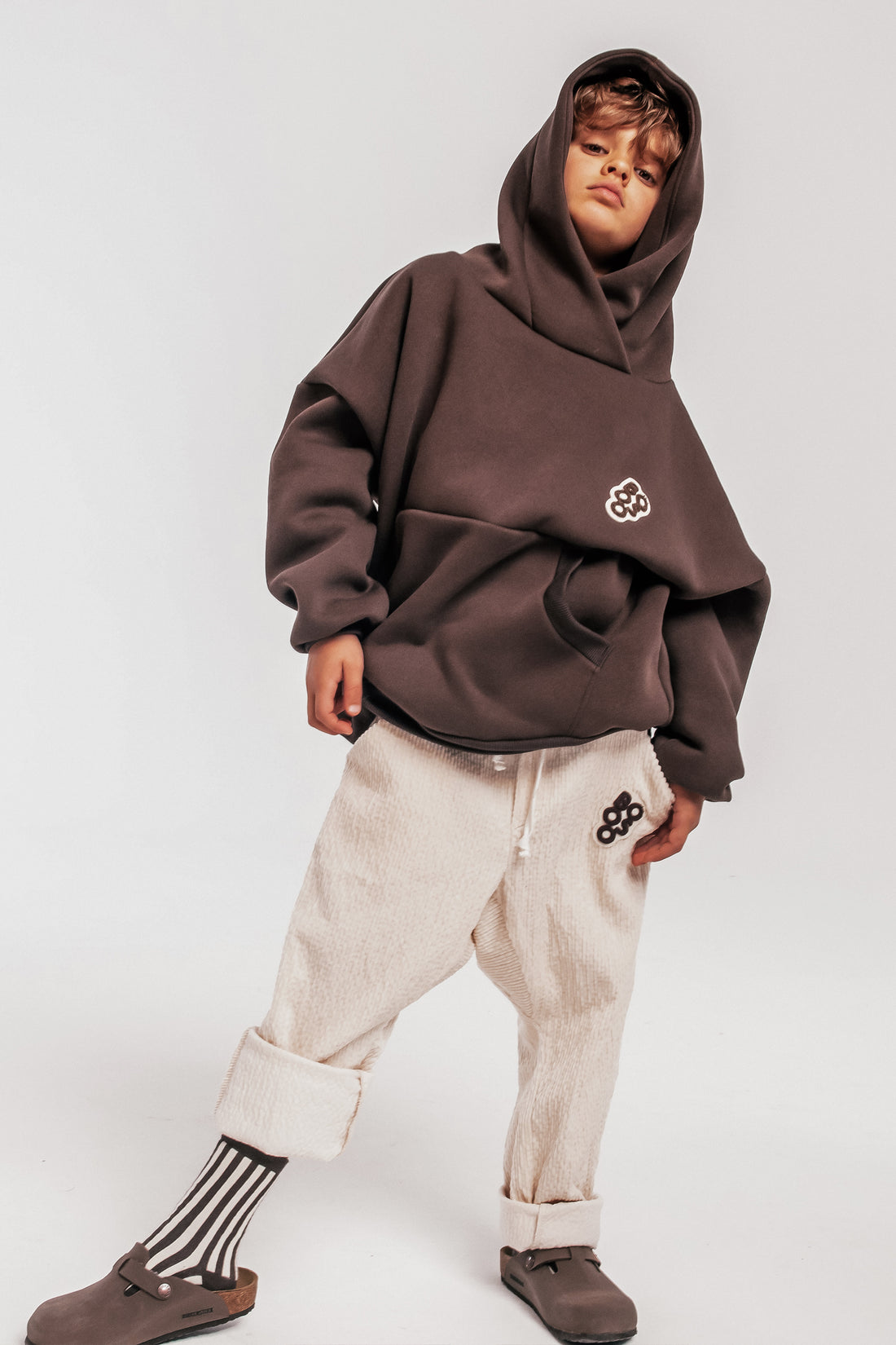 spodnie dziecięce- CORDUROY CREMME PANTS