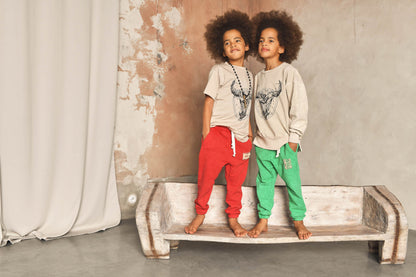 spodnie dziecięce- SHAPE NOMAD PANTS red