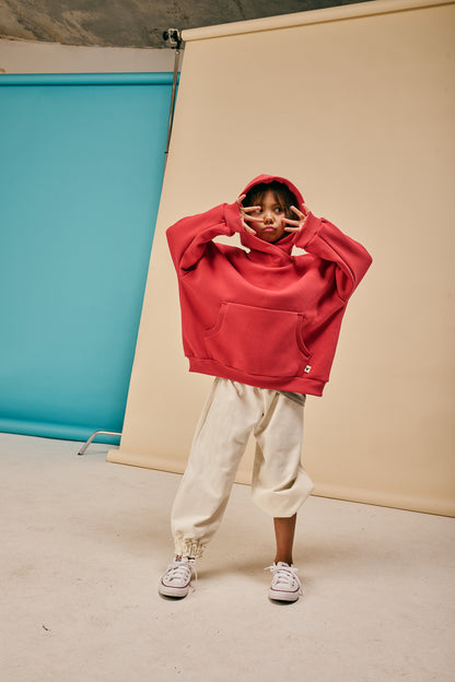 spodnie dziecięce - RELAXED PANTS ecru