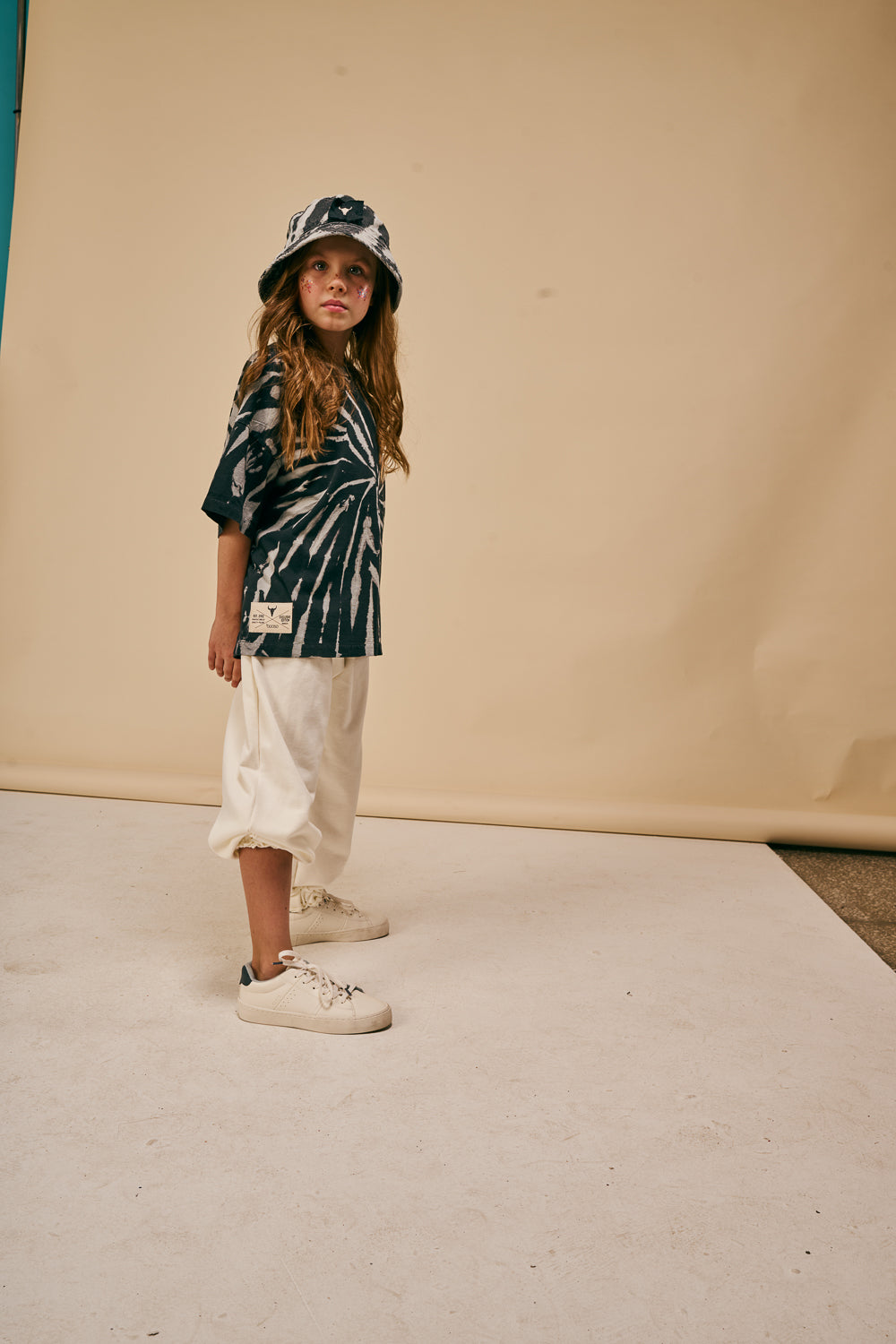 spodnie dziecięce - RELAXED PANTS ecru