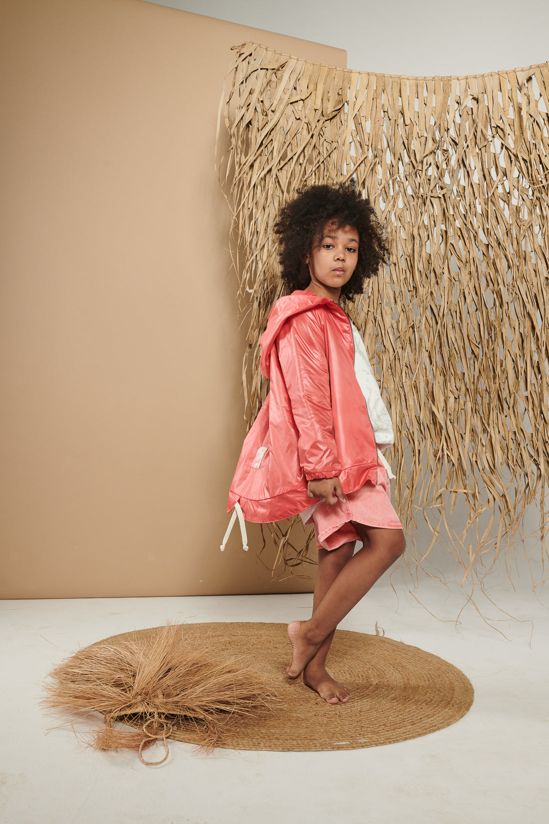 kurtka dziecięca- PINK COAT pink