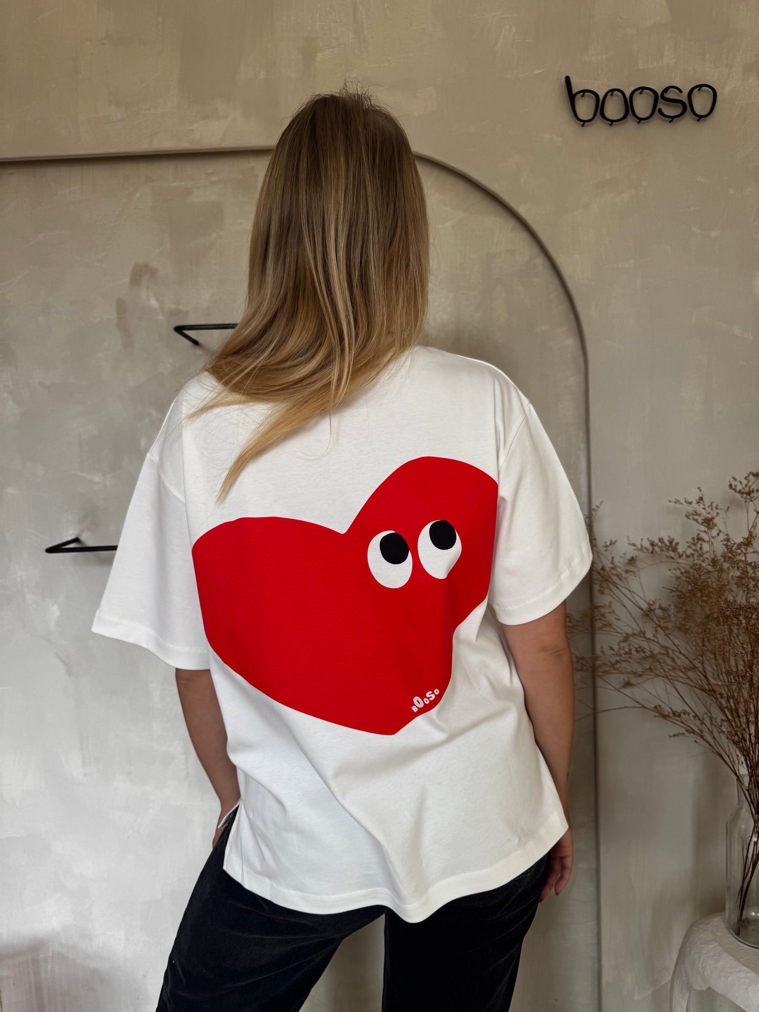bluzka damska- OLDIES RED HEART TEE