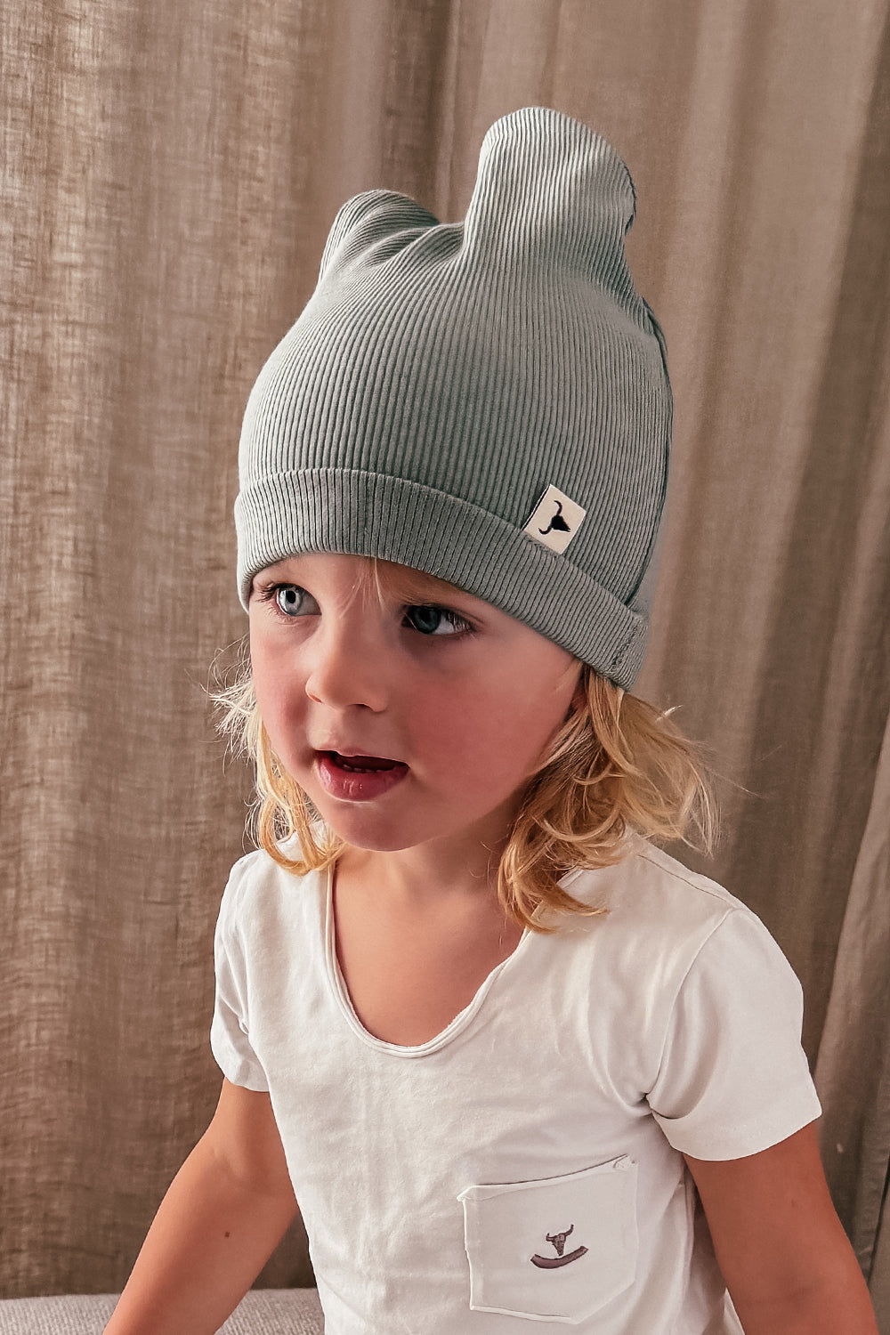 czapka dziecięca- RIBBING BEANIE wasabi