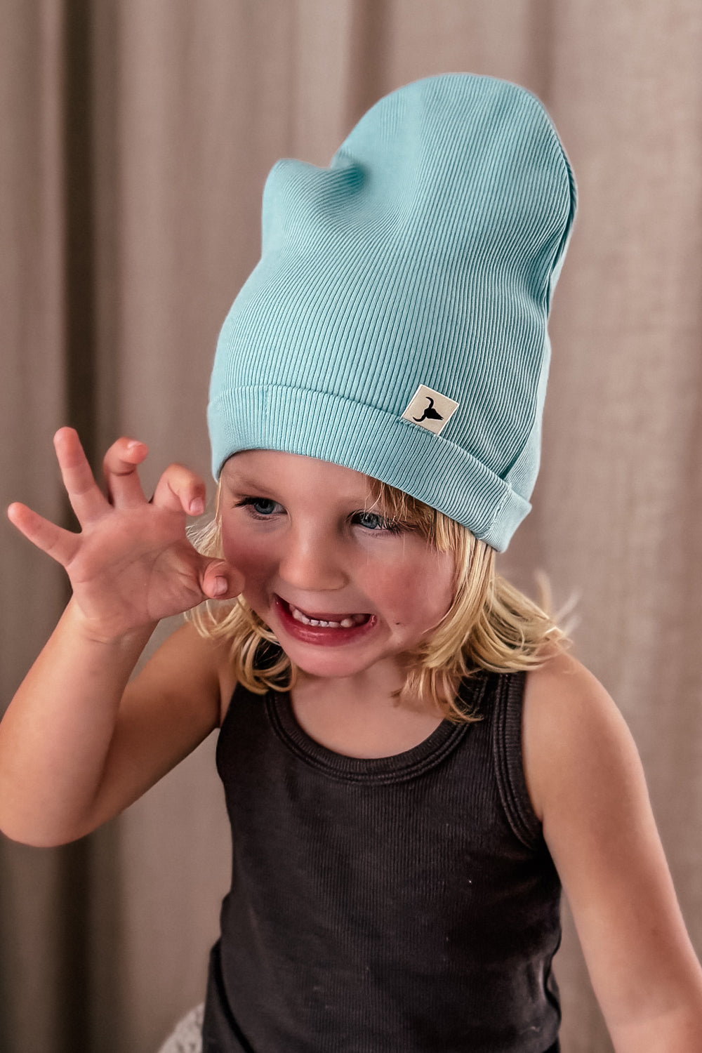 czapka dziecięca- RIBBING BEANIE mint