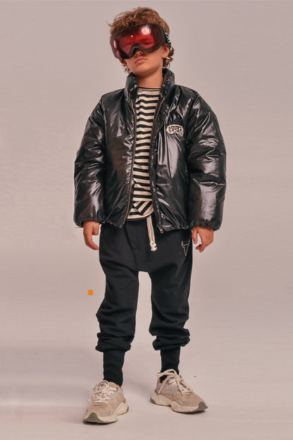 spodnie dziecięce- CLASSIC WARM PANTS black